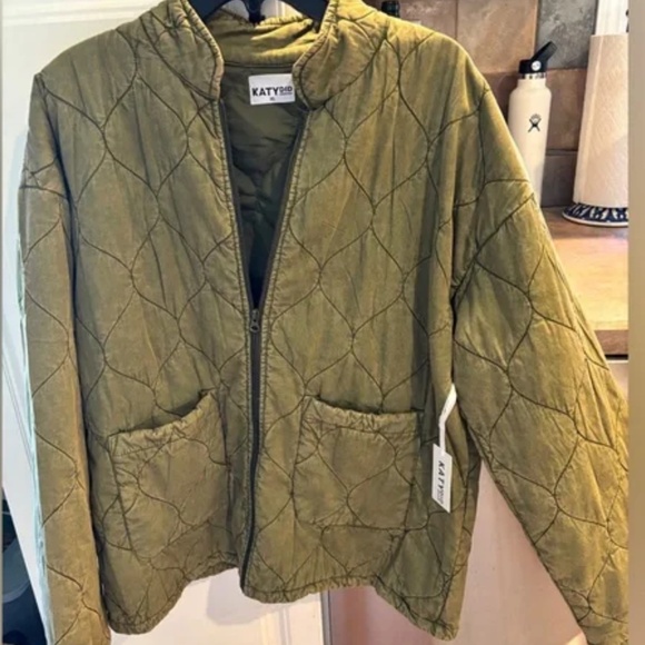 KatyDid Brand Jackets & Blazers - New Garment Washed Quilted Jacket